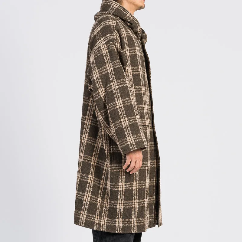 Canopy Coat - Brown Plaid