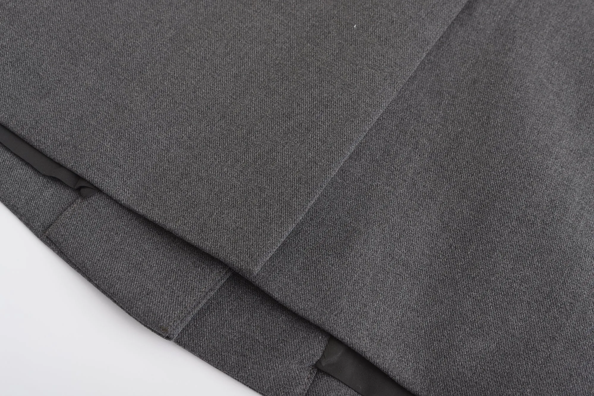Furry Fringe Blazer - Grey