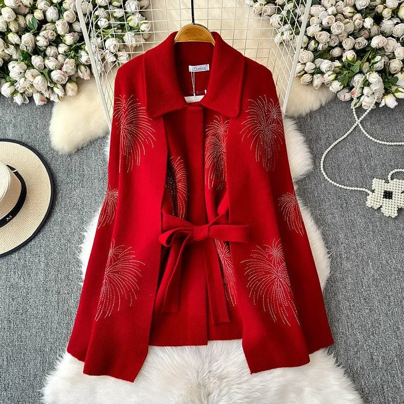 Ryan Buttoned Woolen Cover Up