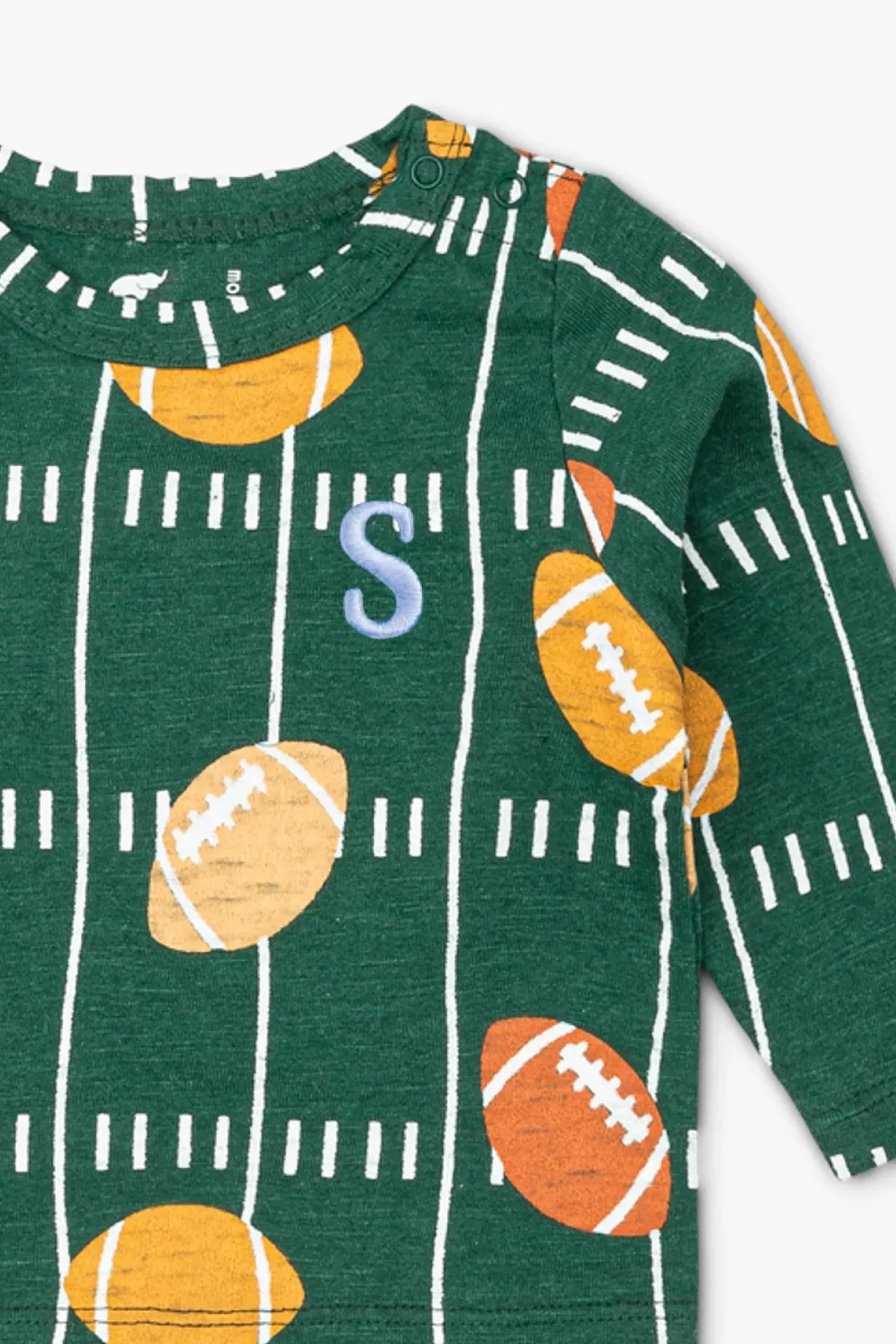 SALE - Long Sleeve Crewneck Tee_Football Fun